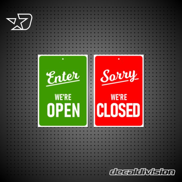 Open Closed Hook Sign